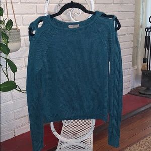 Open sleeve sweater